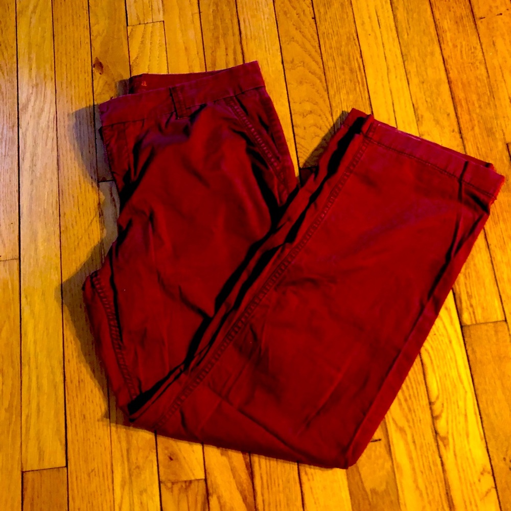 🤗 3-$25 Burgundy pants SZ 12